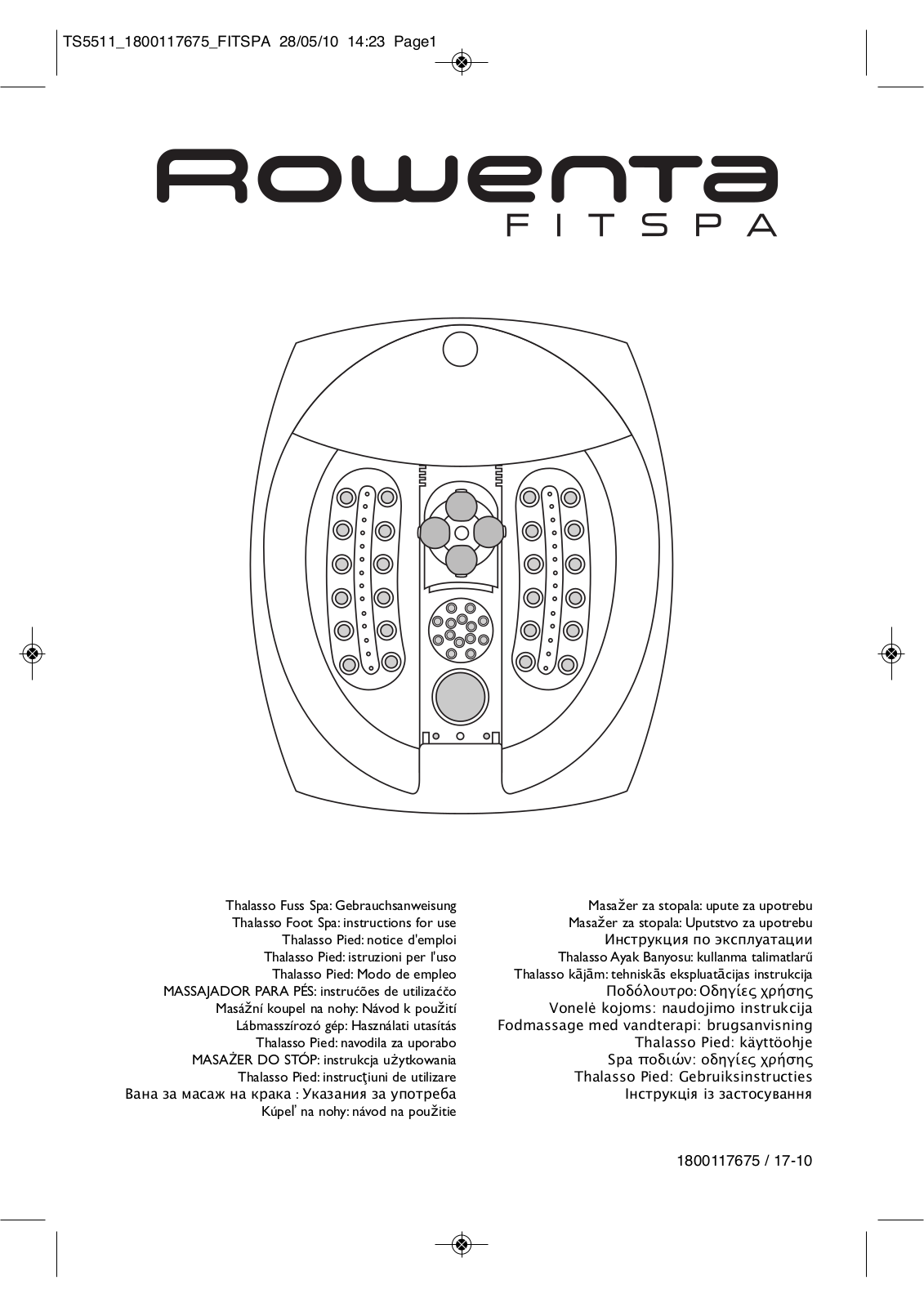 ROWENTA TS 5511 User Manual