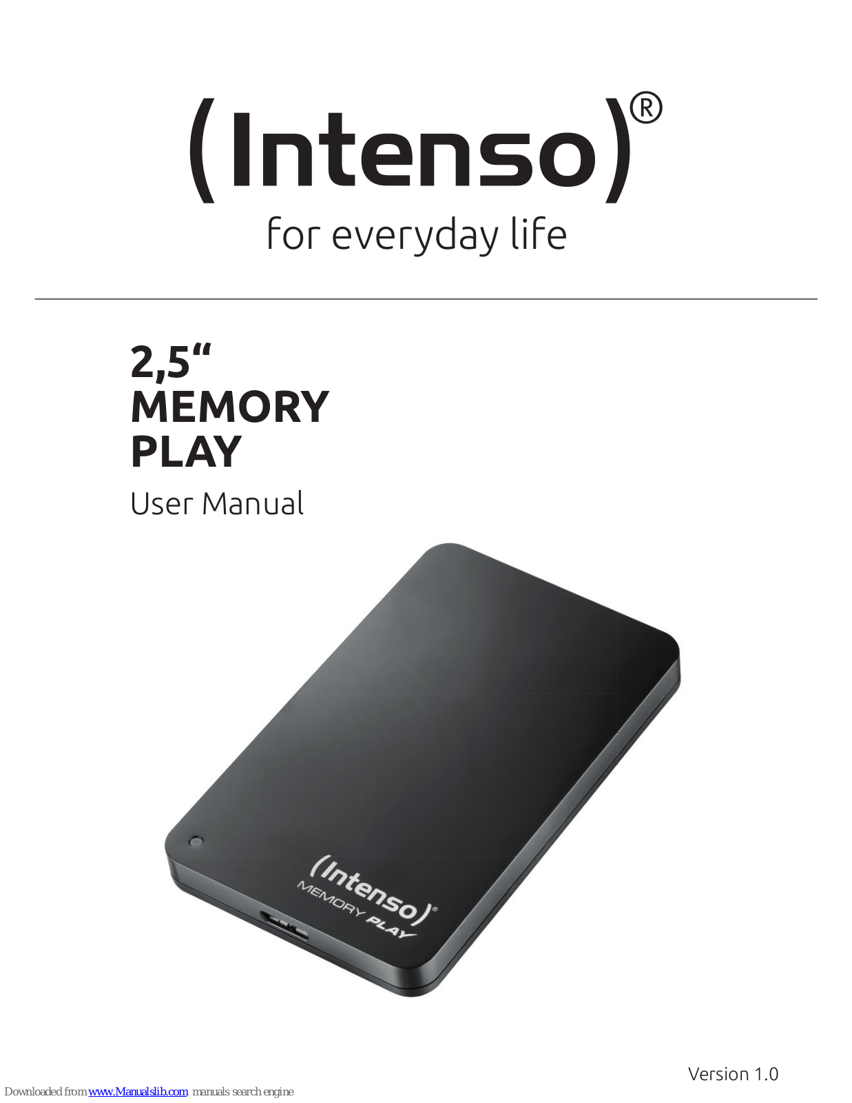 Intenso 2, 5“ MEMORY PLAY User Manual