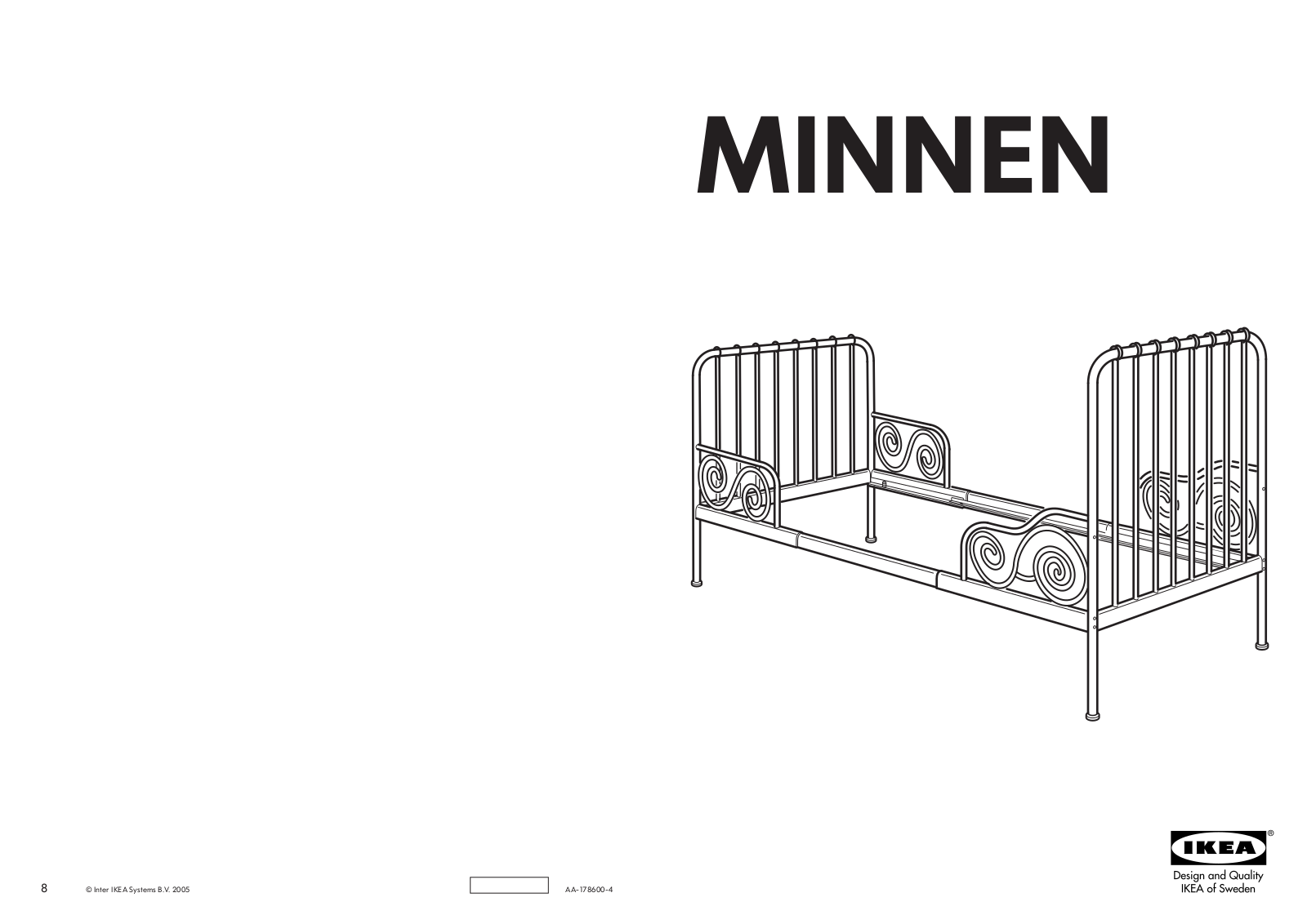 IKEA MINNEN User Manual