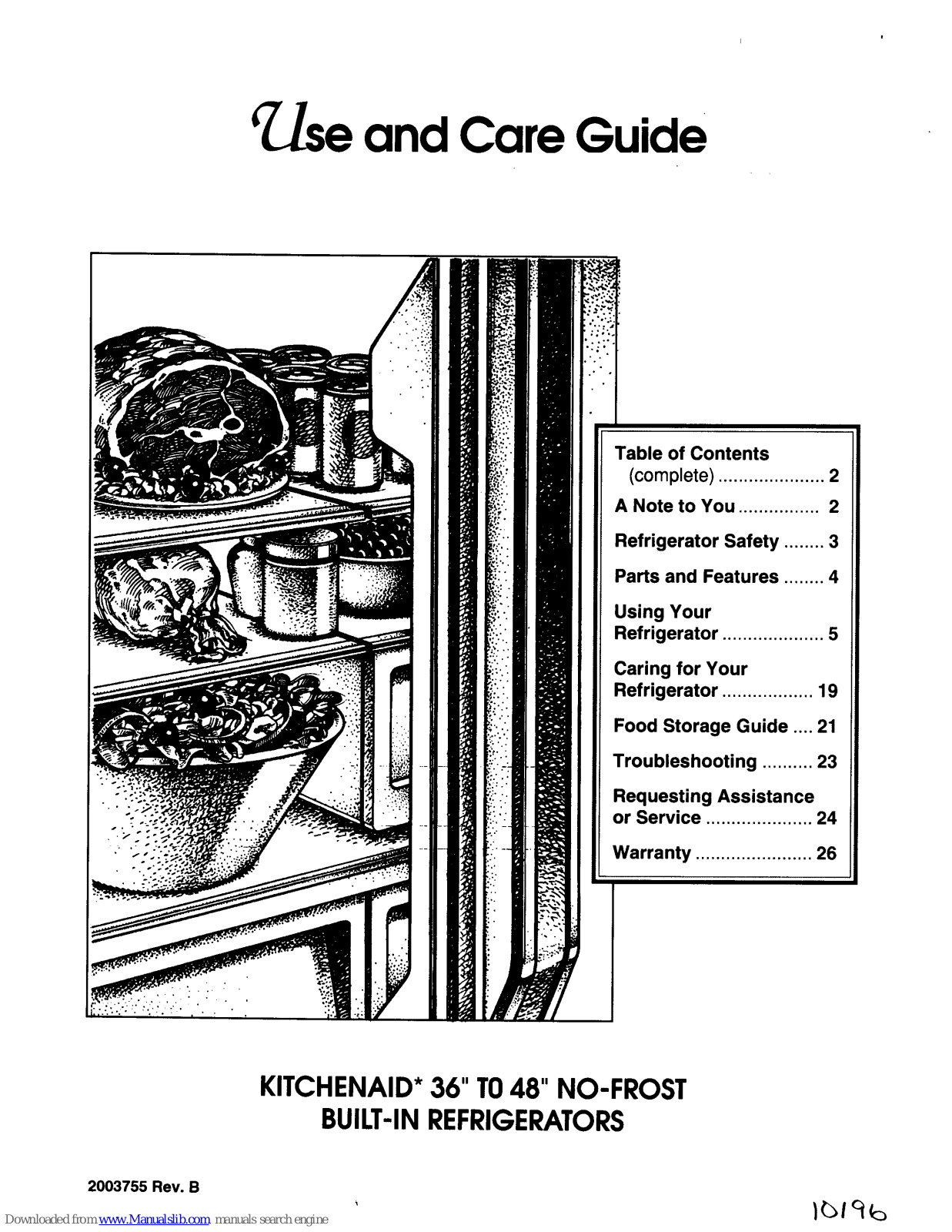 KitchenAid KSSS48MDX04, KSSS36QDW04, KSSS48QDW04, KSSS48QDX04, KSSS36QDX04 Use & Care Manual