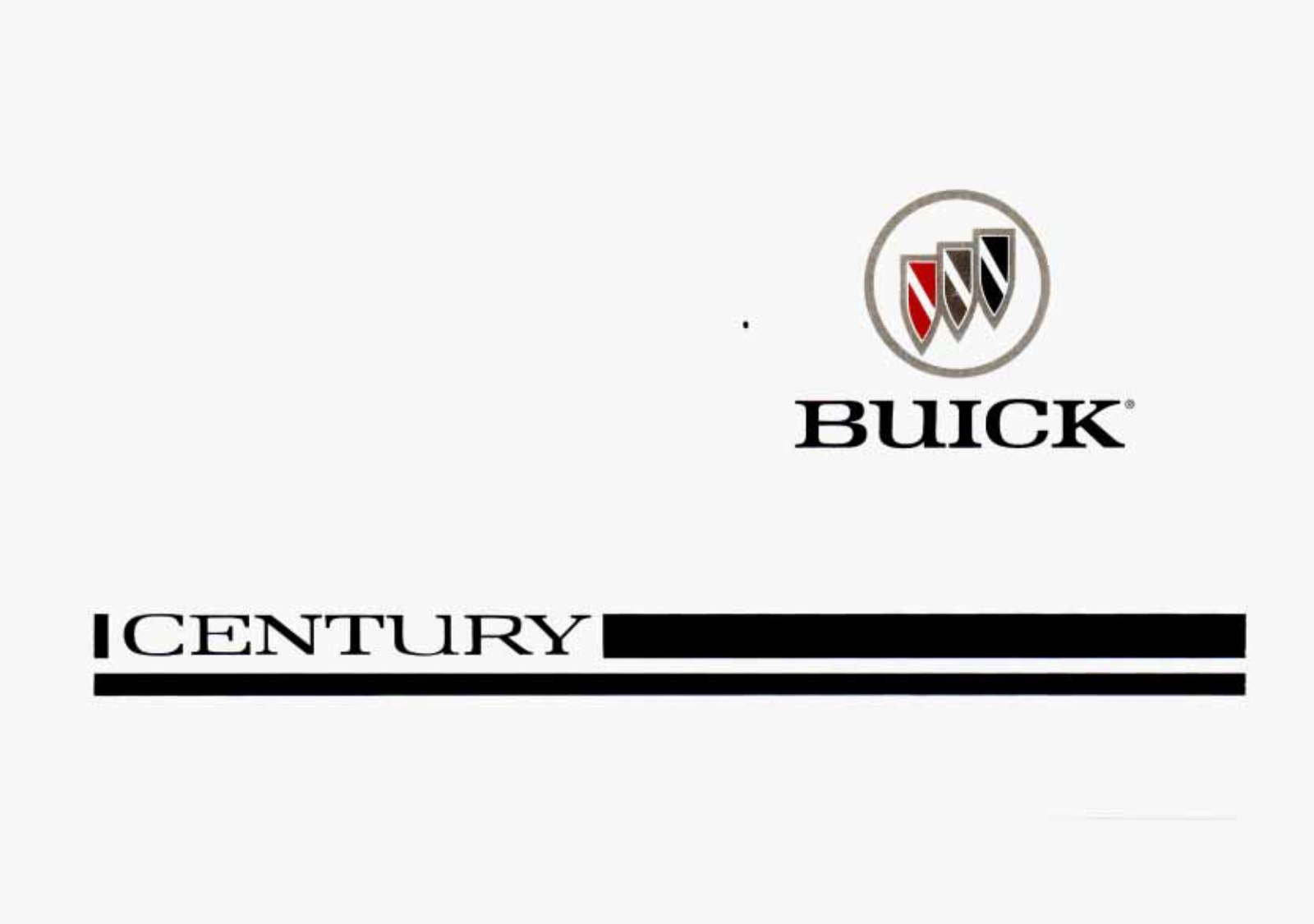 Buick Century 1996 Owner's Manual