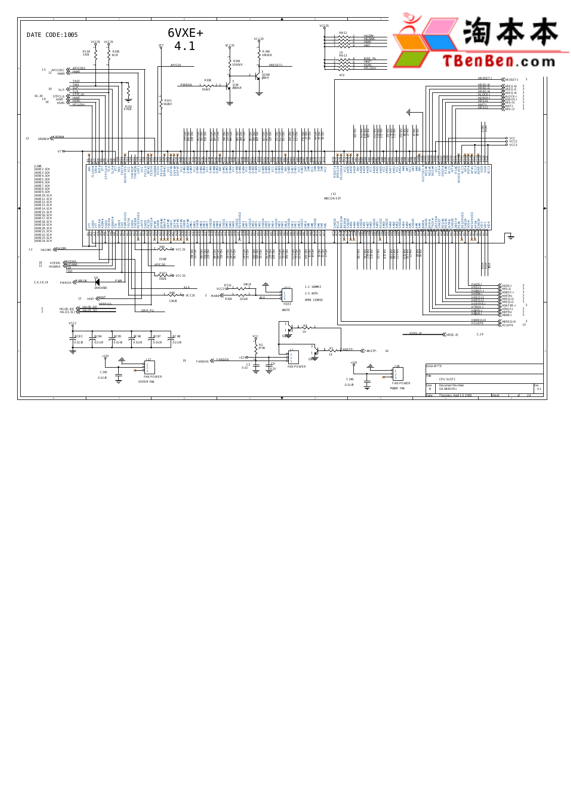 Gigabyte GIGABYTE-6VXE rev.4.1 Schematic