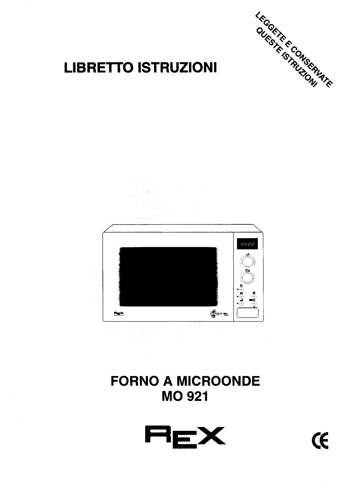 Rex MO921GNE User Manual