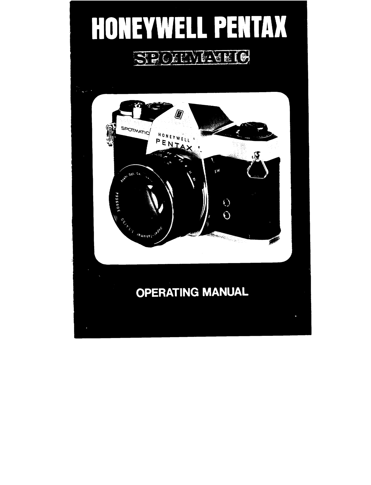 Pentax SPOMATIC User Manual