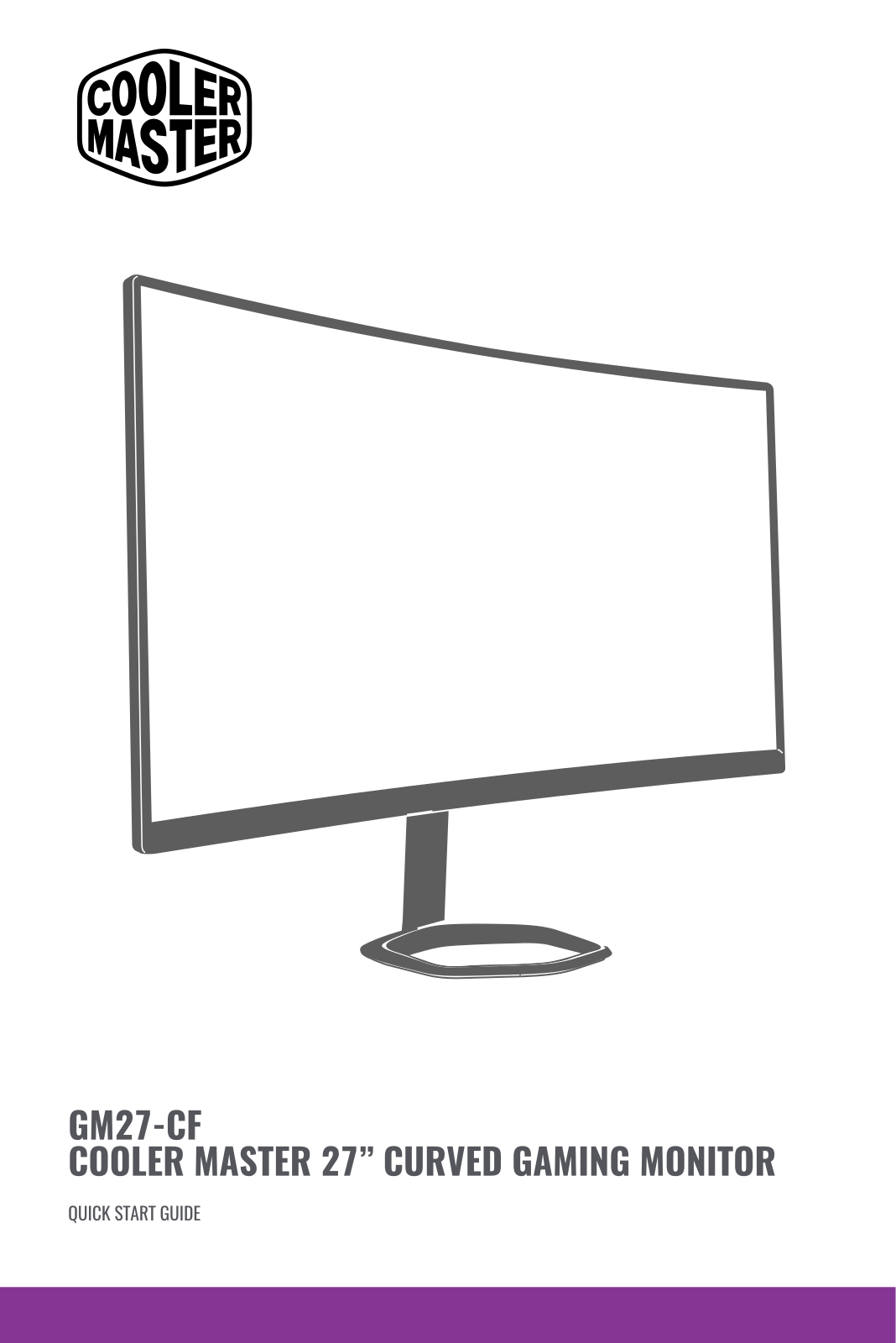 HDMI GM27-CF Quick Start Guide