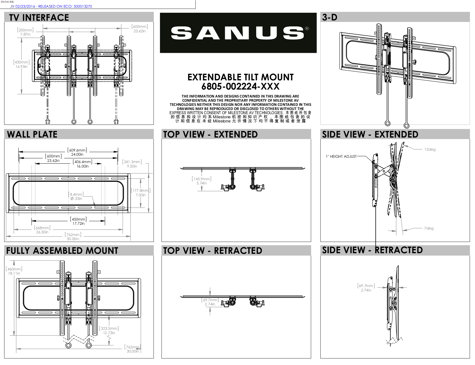 Sanus SY10013 Specifications - ManualMachine.com