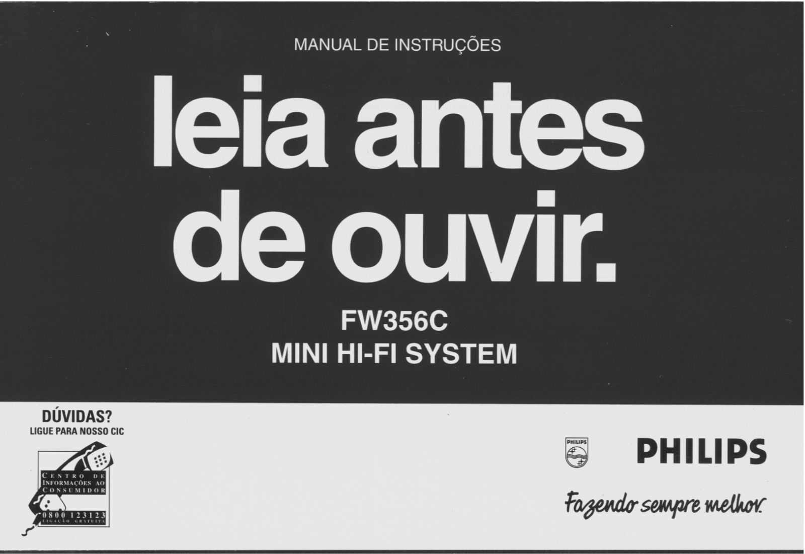 Philips FW356C User Manual