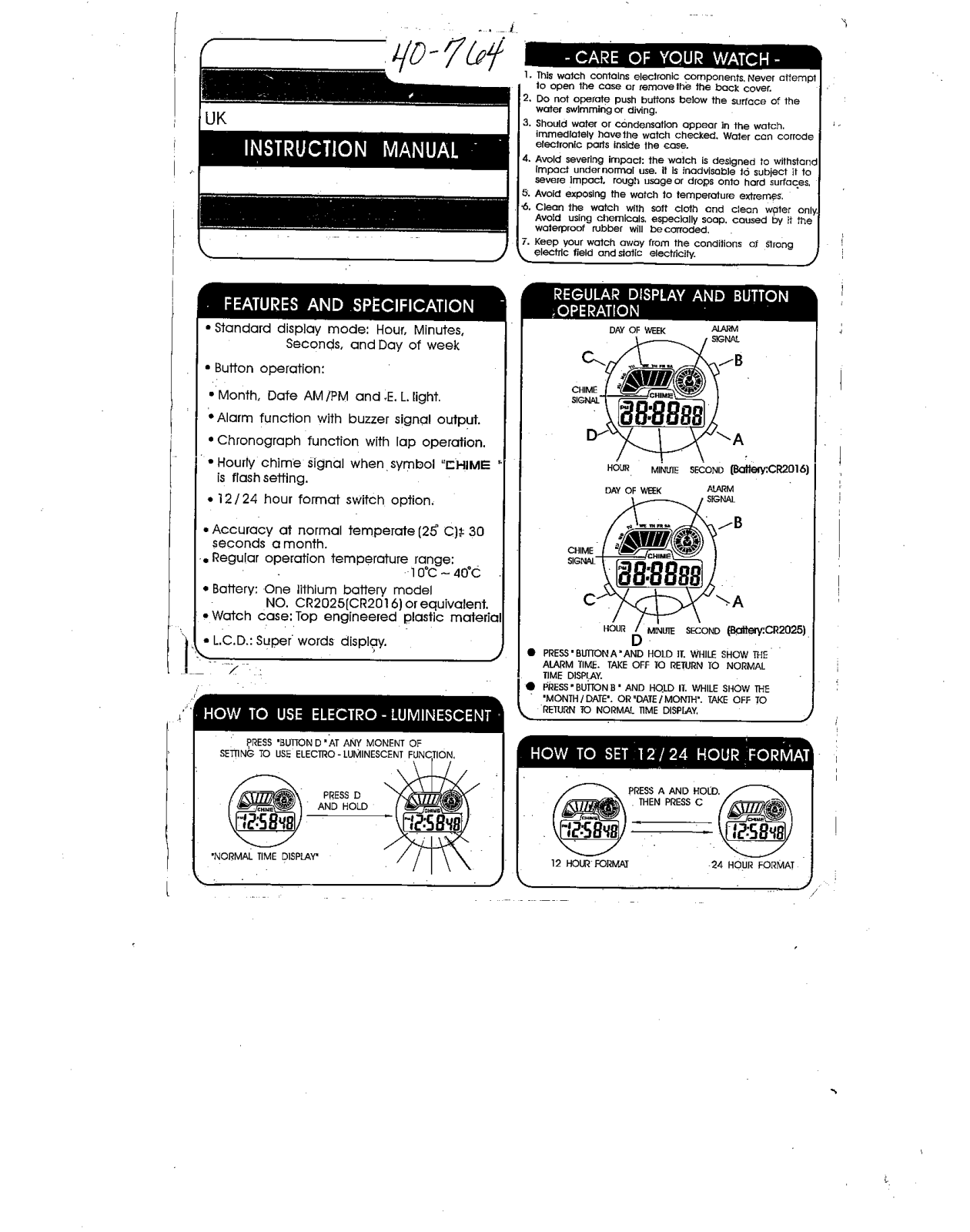 Golden State International 40-765 User Manual