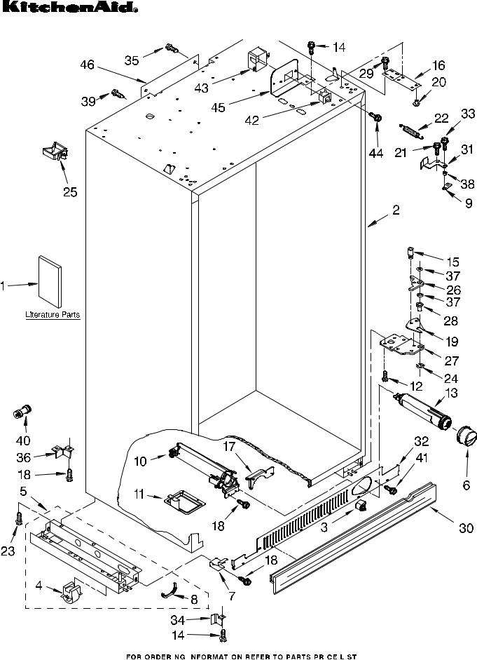 KitchenAid KSSS36QTX03 Parts List