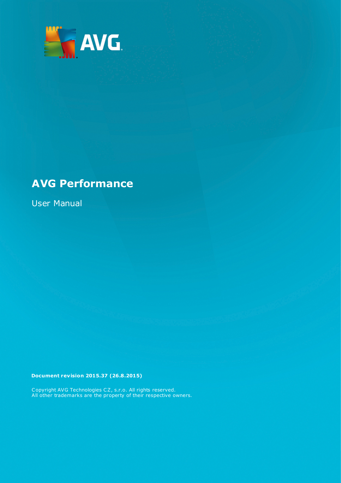 AVG Performance 2015 Instruction Manual