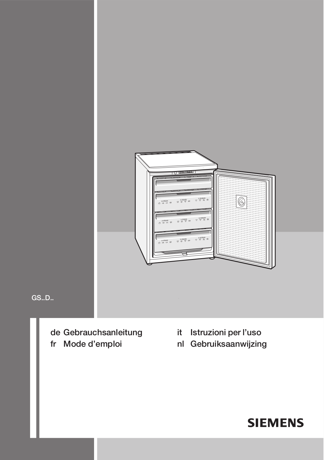 Siemens GS16VAW30 User Manual