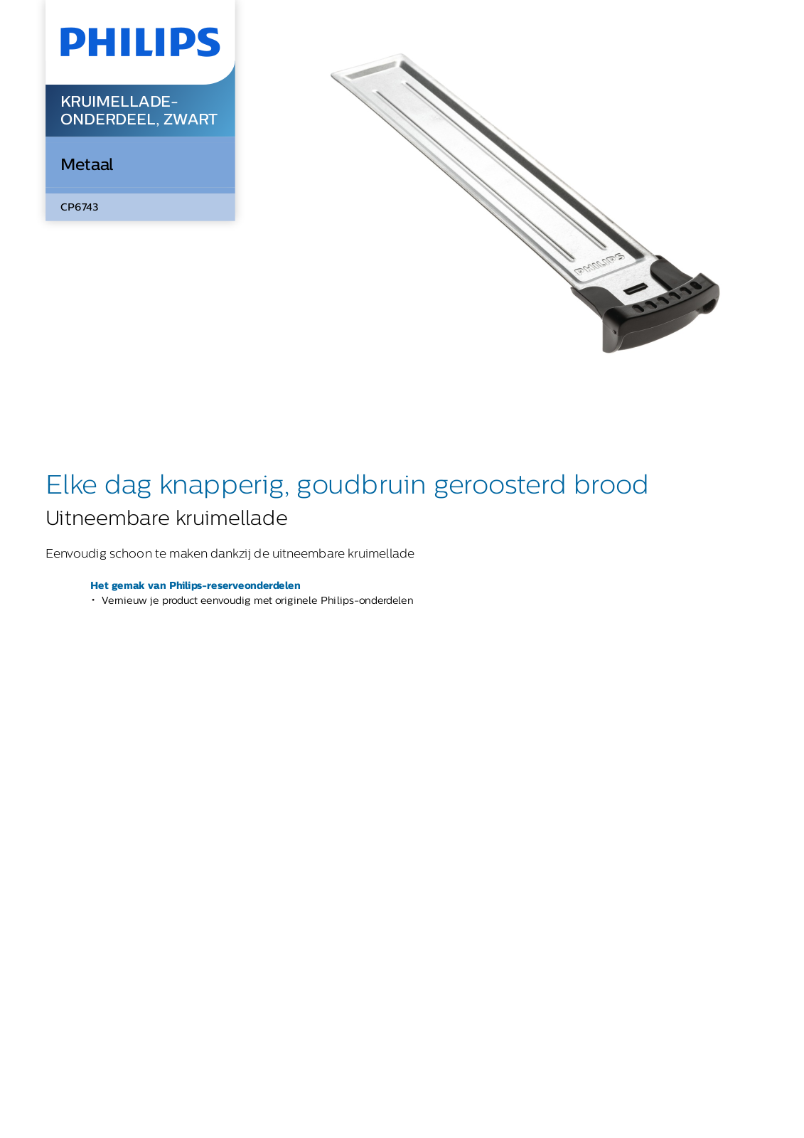 Philips CP6743/01 Leaflet - ManualMachine.com