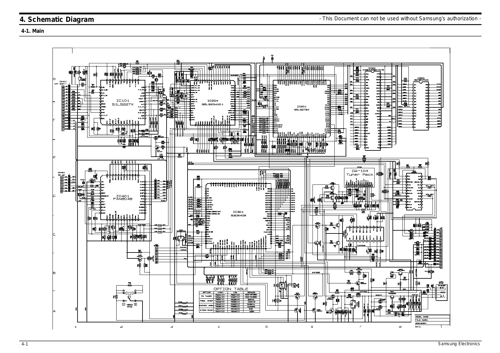 SAMSUNG MCDCM550 Schematic Diagram