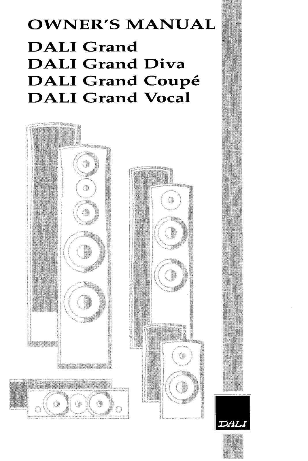 Dali Grand Vocal Owners manual