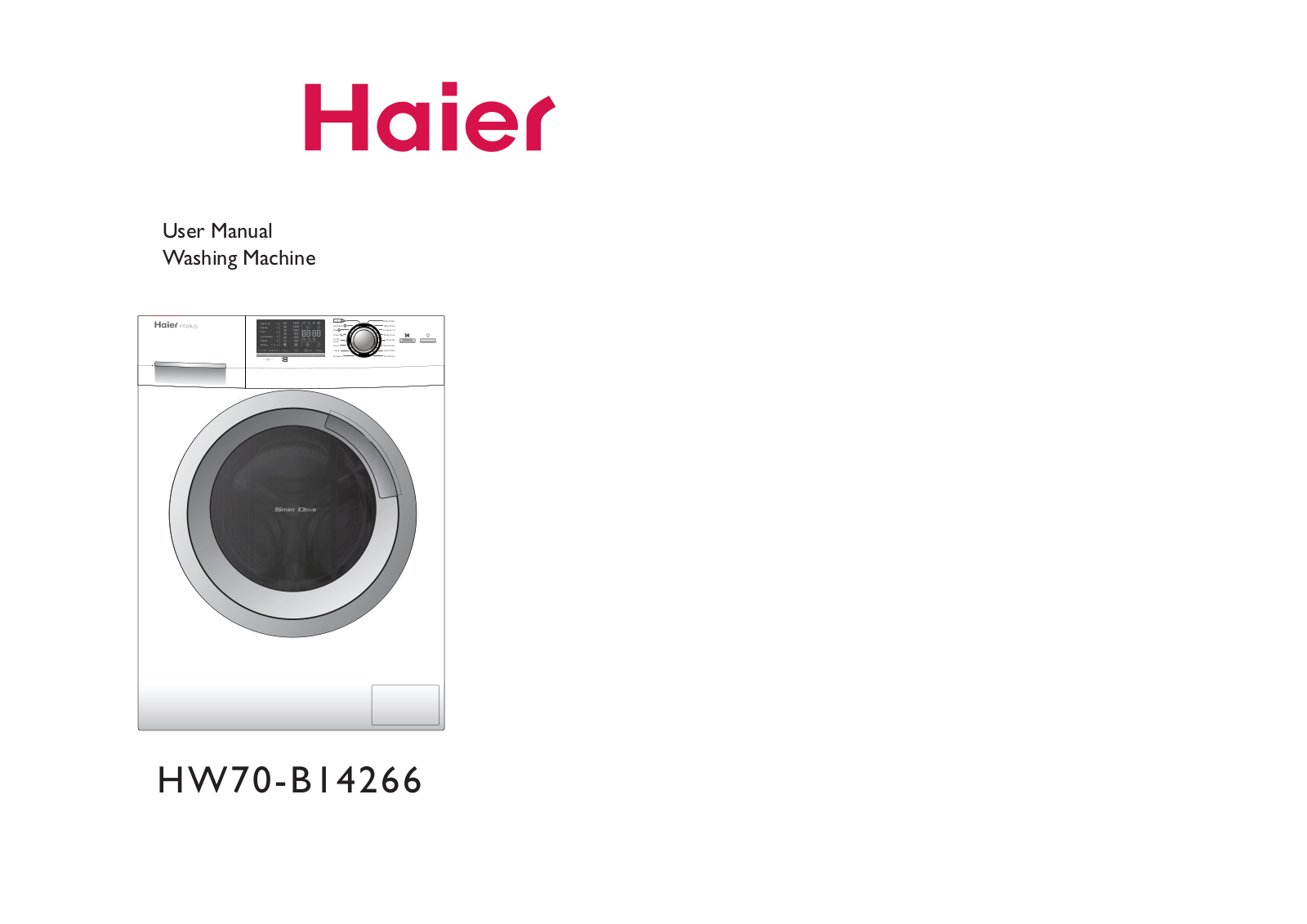 Haier HW70-B14266 User Manual