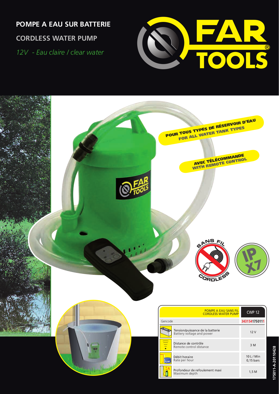 Fartools CWP12 User Manual