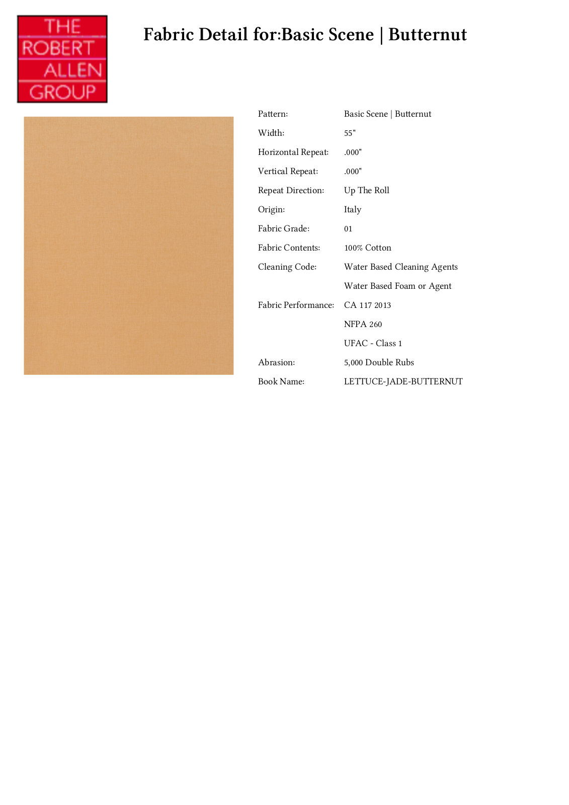 Robert Allen RALF1270 Specifications - ManualMachine.com