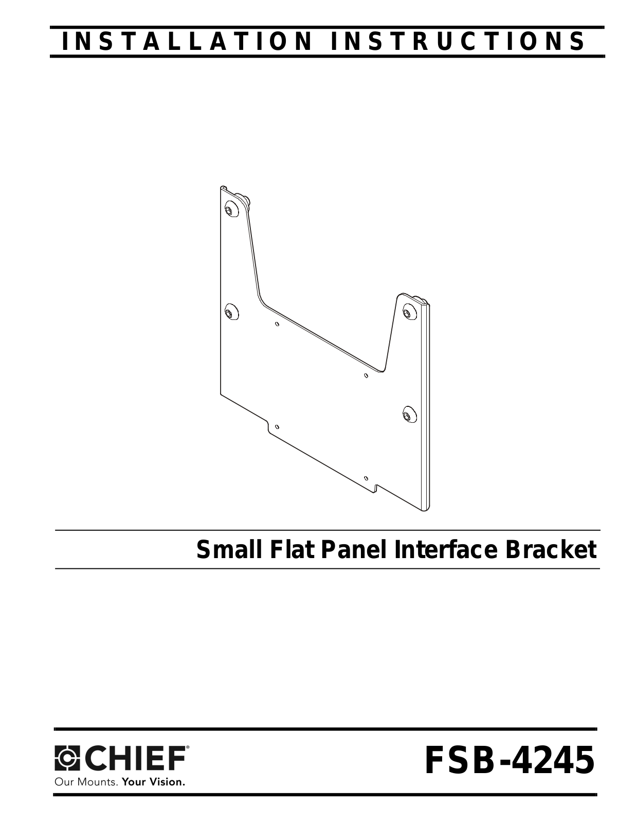 Chief FSB4245B Users Guide - ManualMachine.com