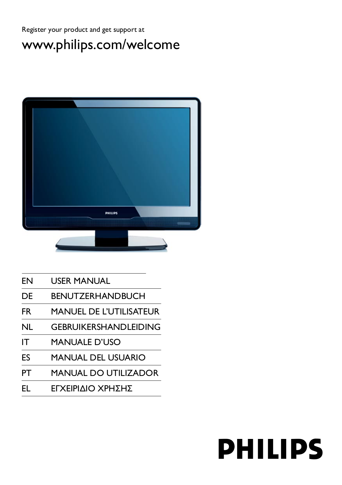 PHILIPS 20PFL3403 User Manual