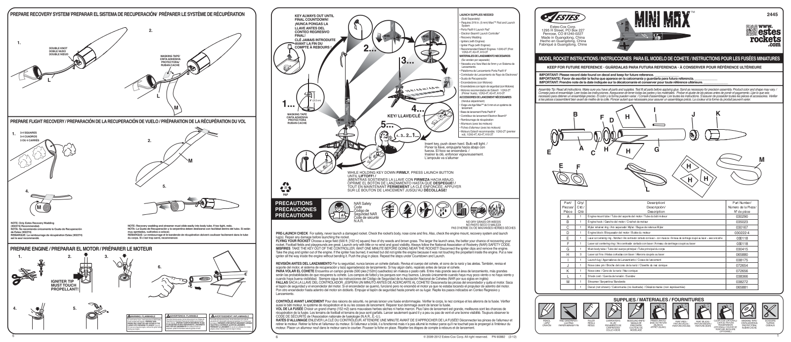 ESTES Mini Max User Manual