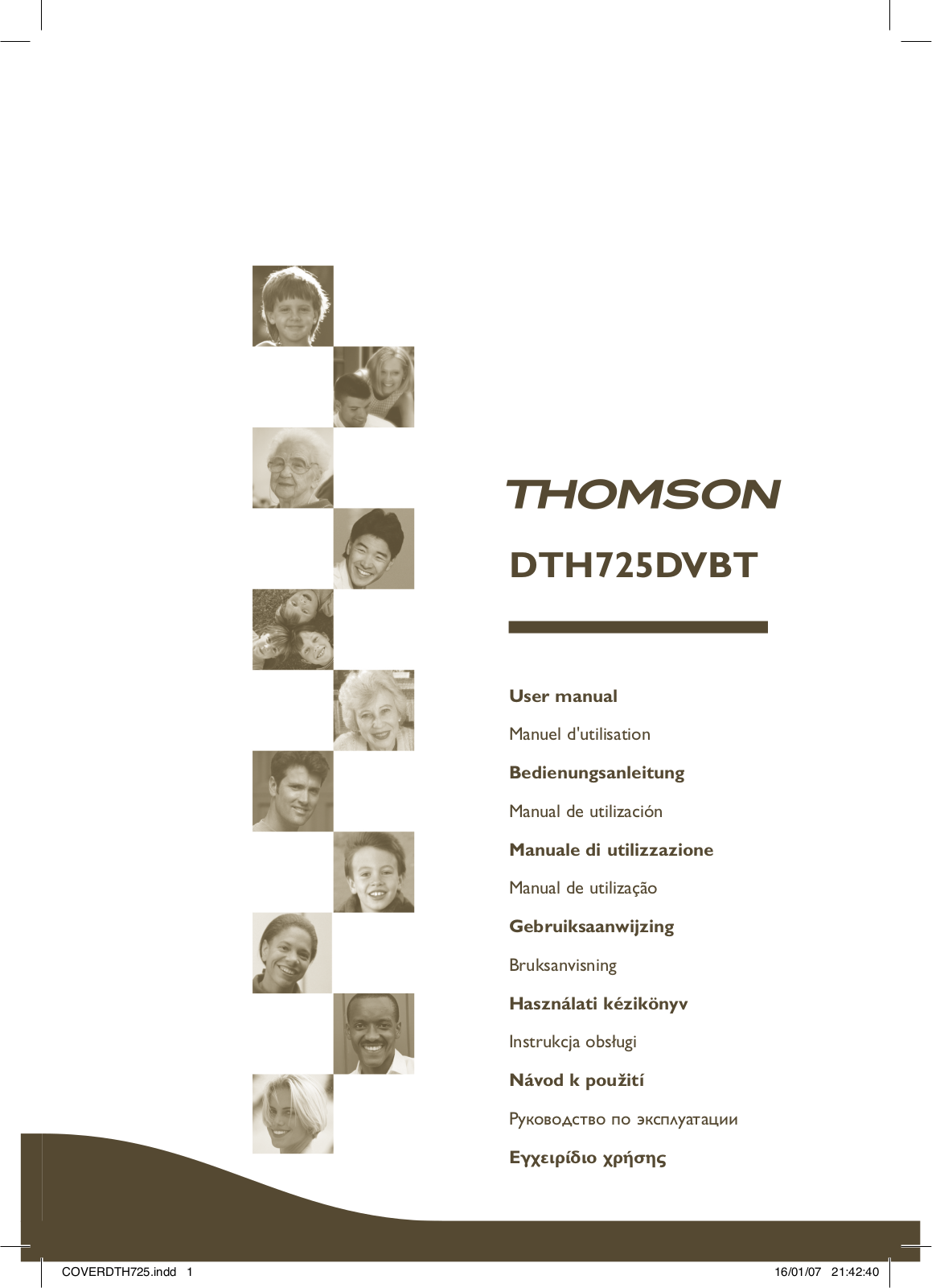 Thomson DTH725 User Manual