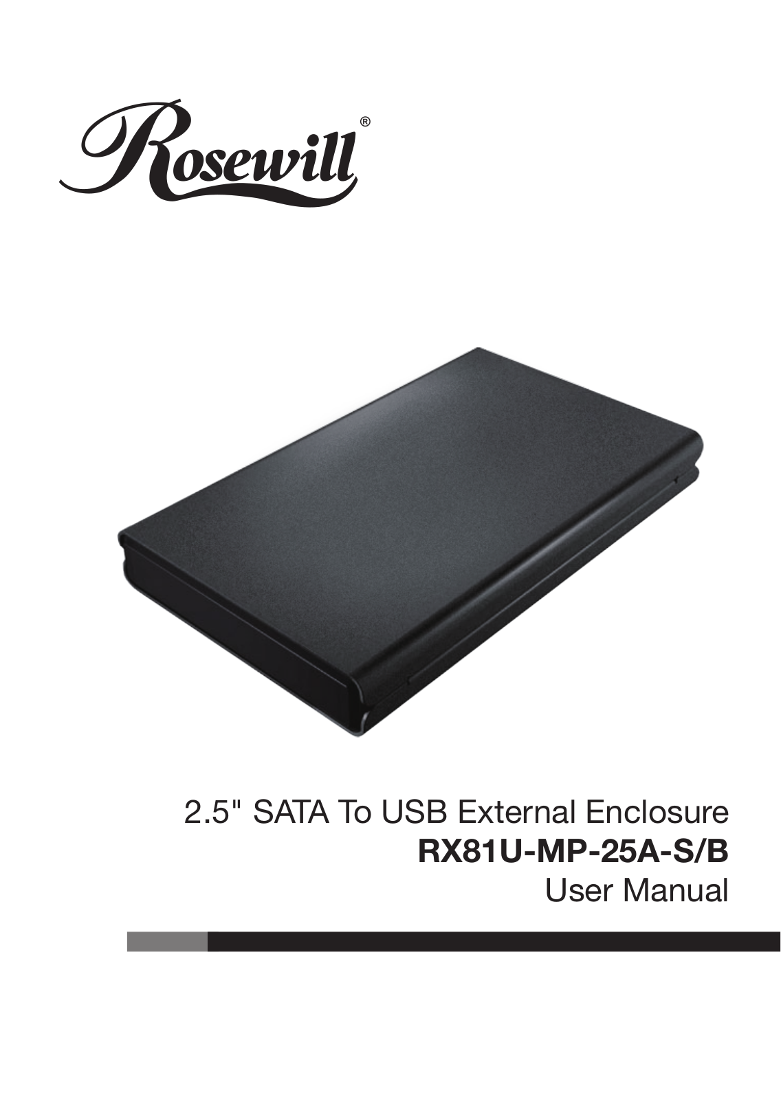 Rosewill RX81U-MP-25A-S-B User Manual