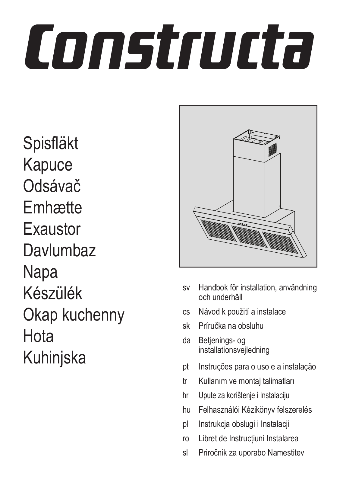 Constructa CD676550, CD679550 User Manual