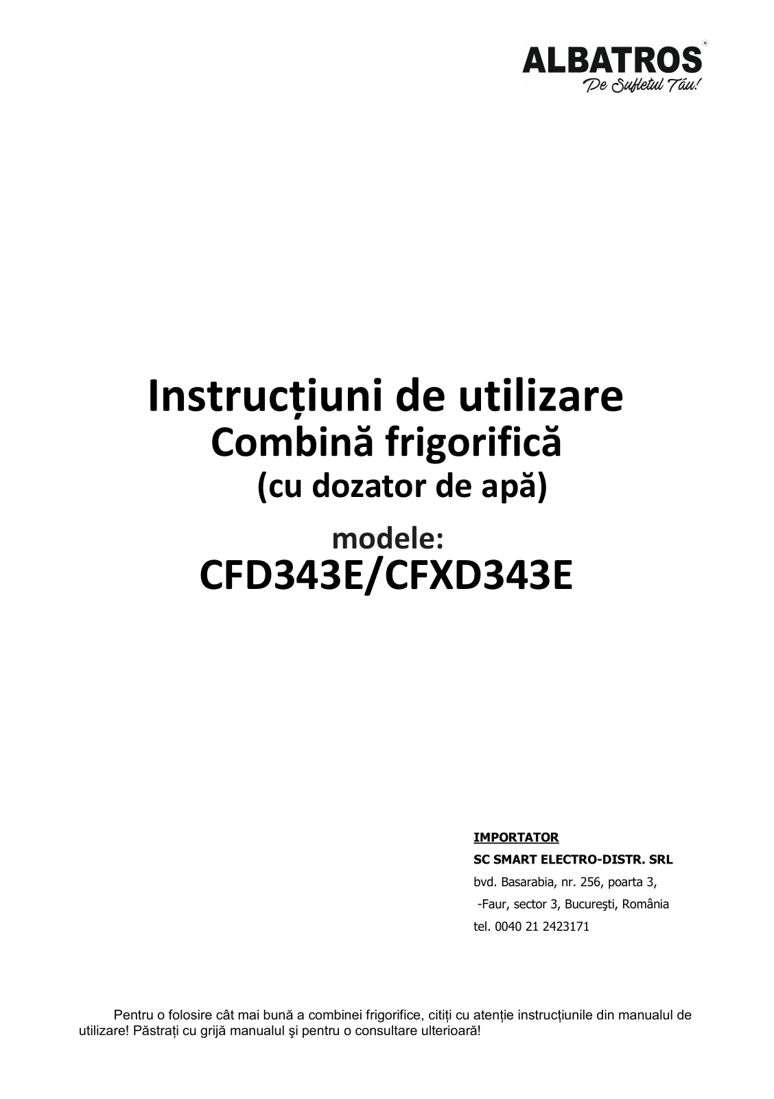 Albatros CFXD343E User guide - ManualMachine.com