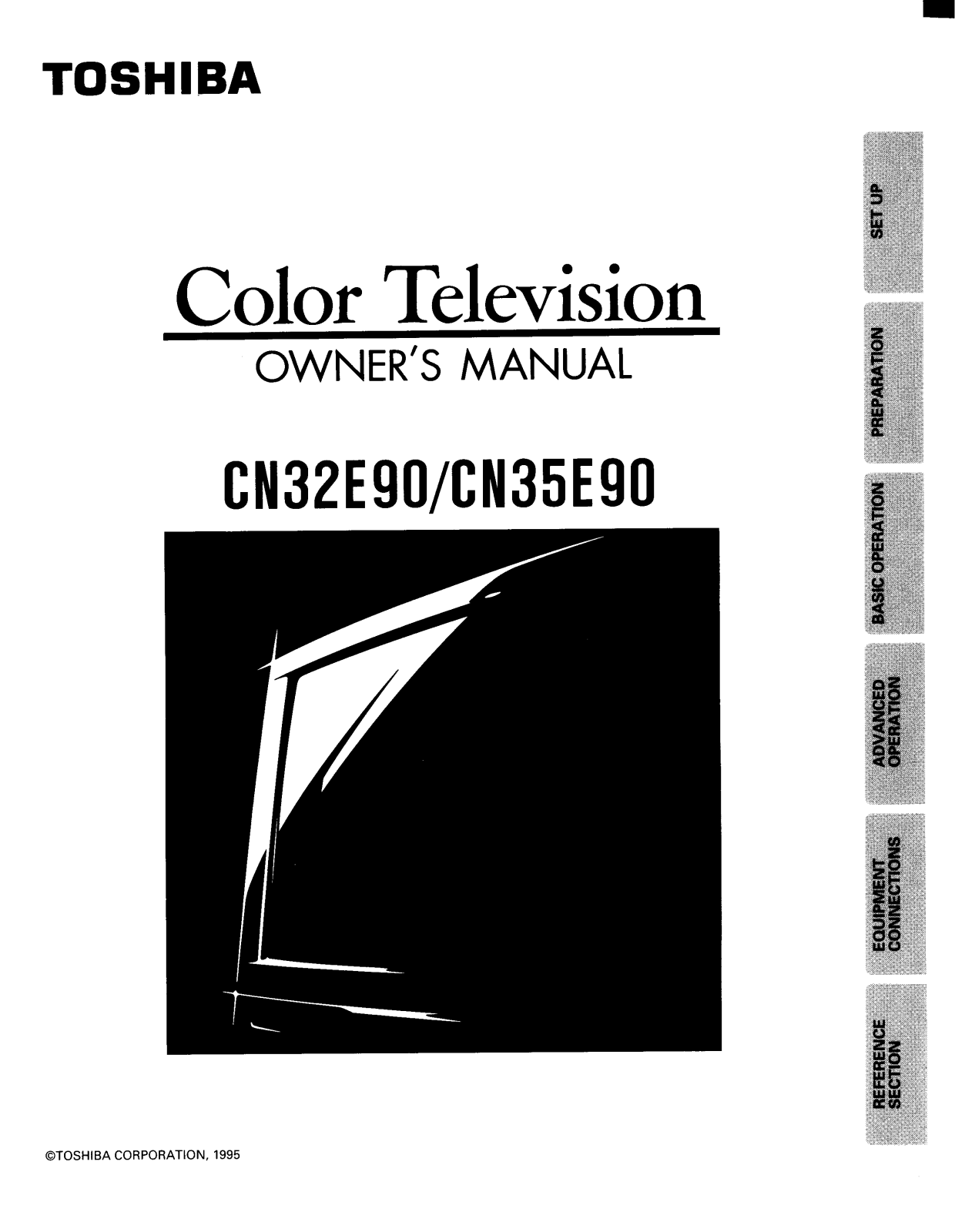 Toshiba CN32E90, CN35E90 User Manual