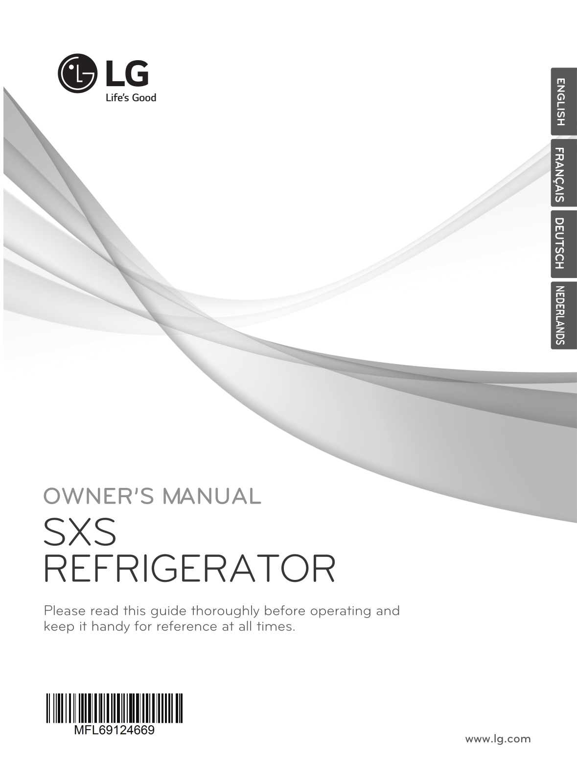 LG GSL361ICEZ operation manual