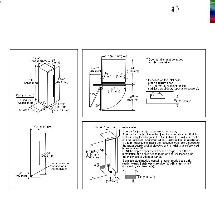 Bosch B18IF900SP Specification Sheet