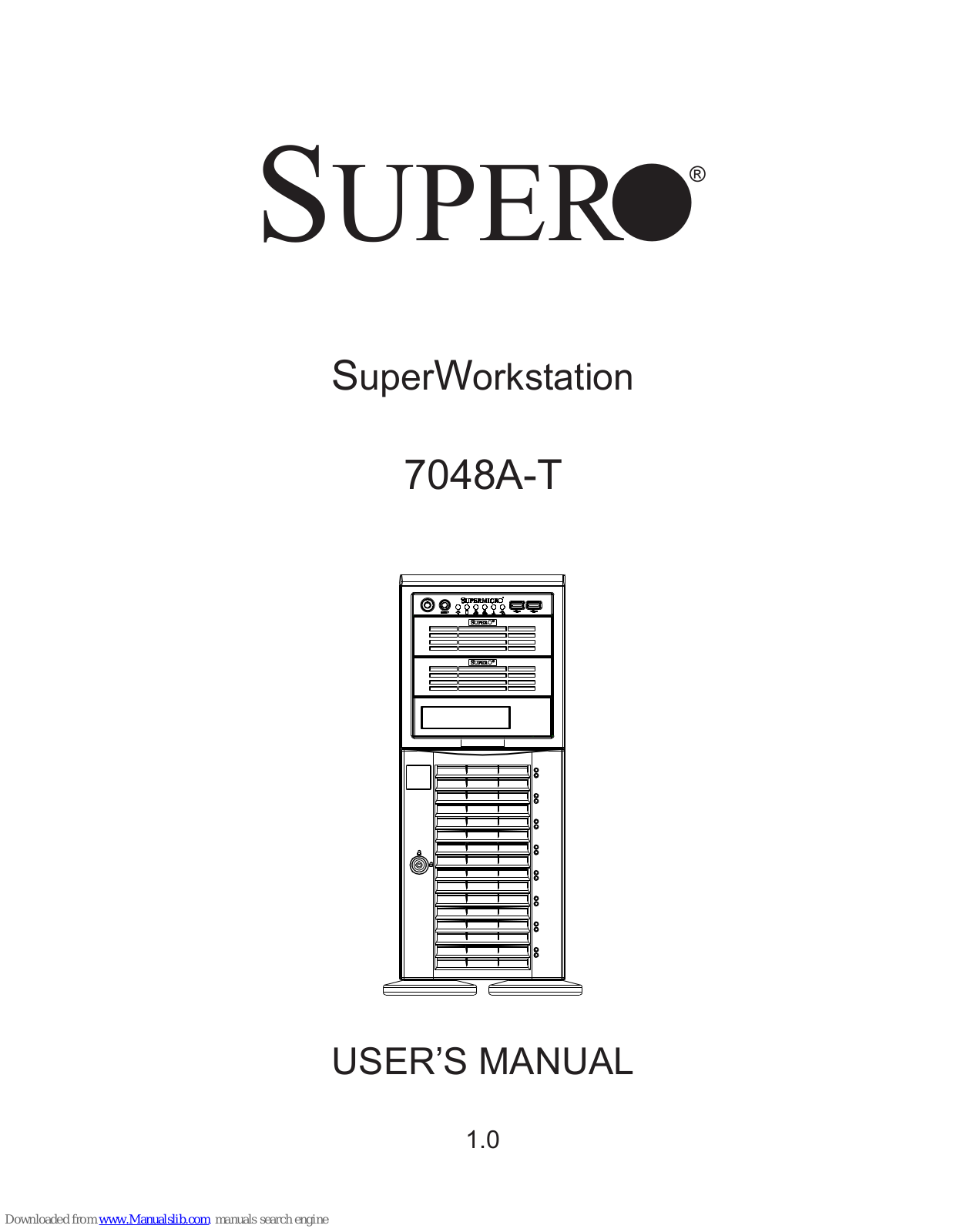 Supero SuperWorkstation 7048A-T User Manual