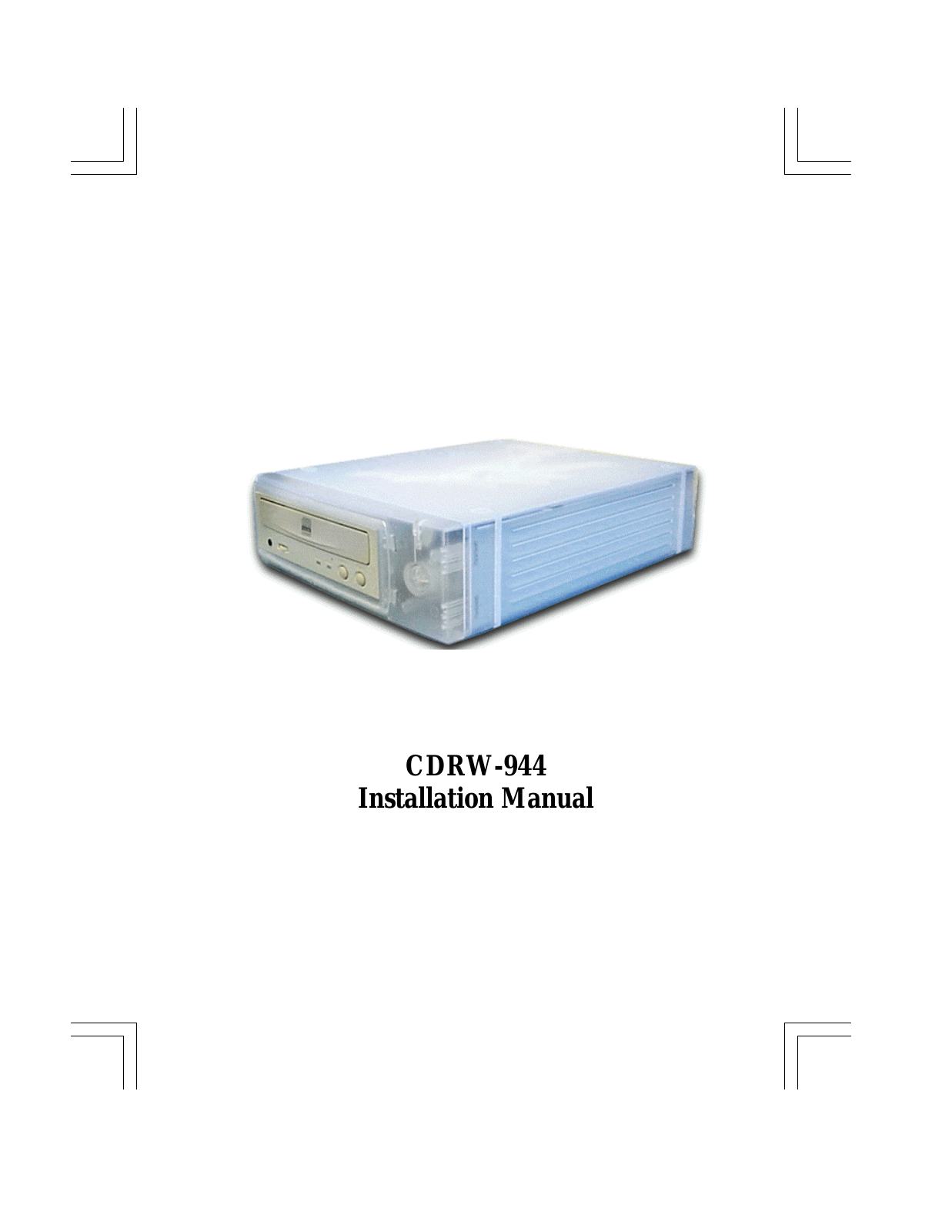 EXP Computer CRW-944 User Manual