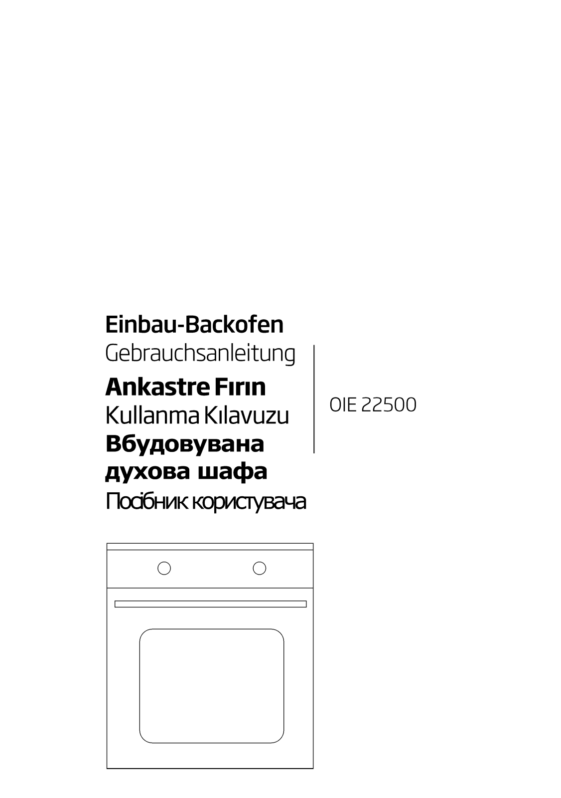 Beko OIE22500 User manual