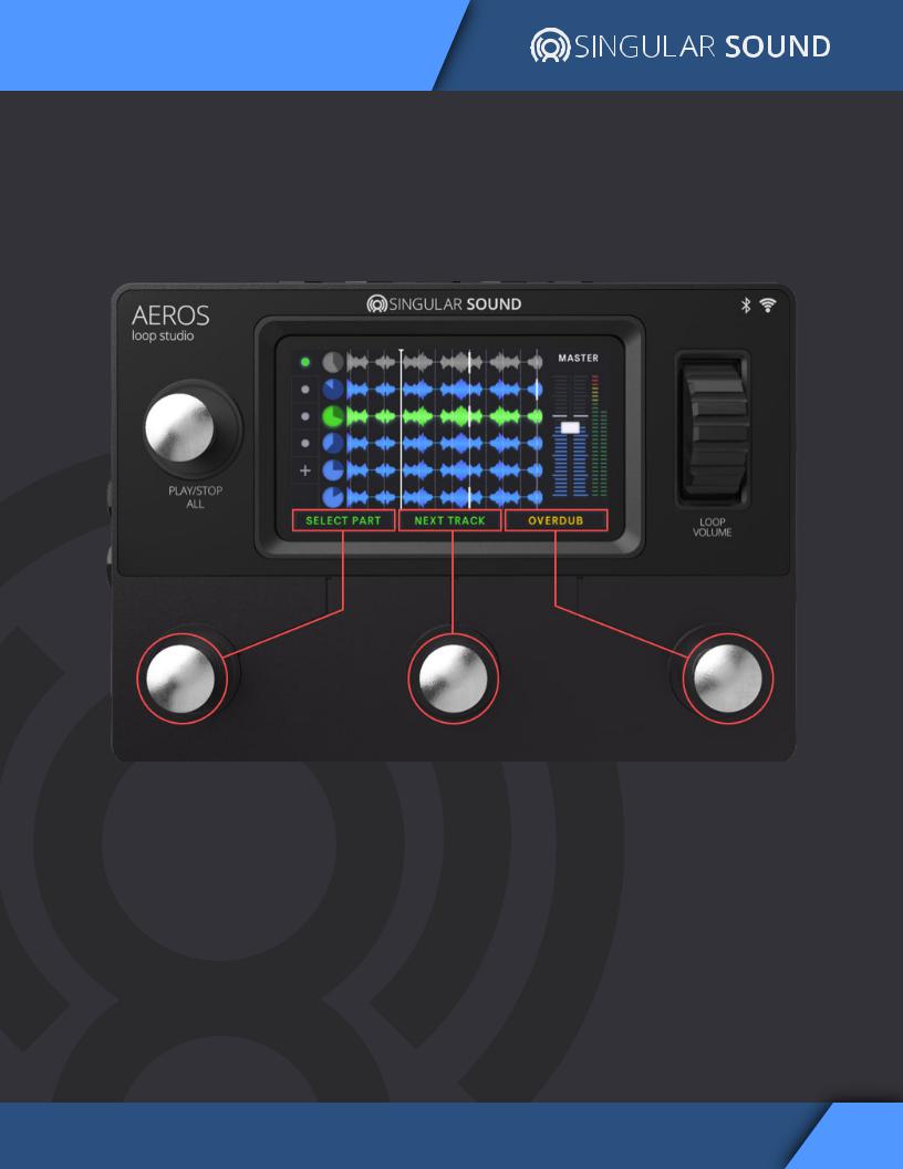 Singular Sound Aeros Loop Studio User Manual
