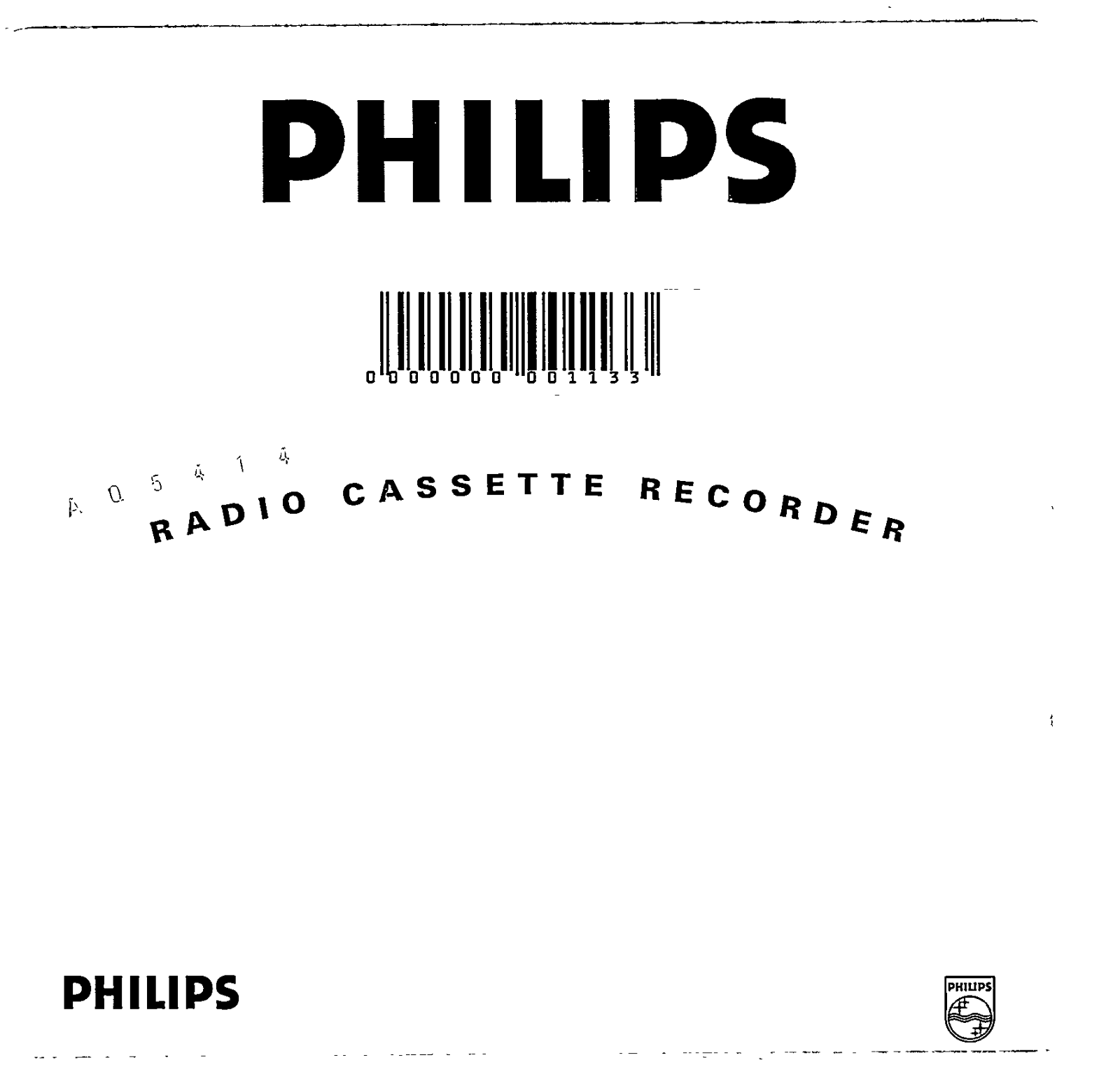 Philips AQ5414/00 User Manual