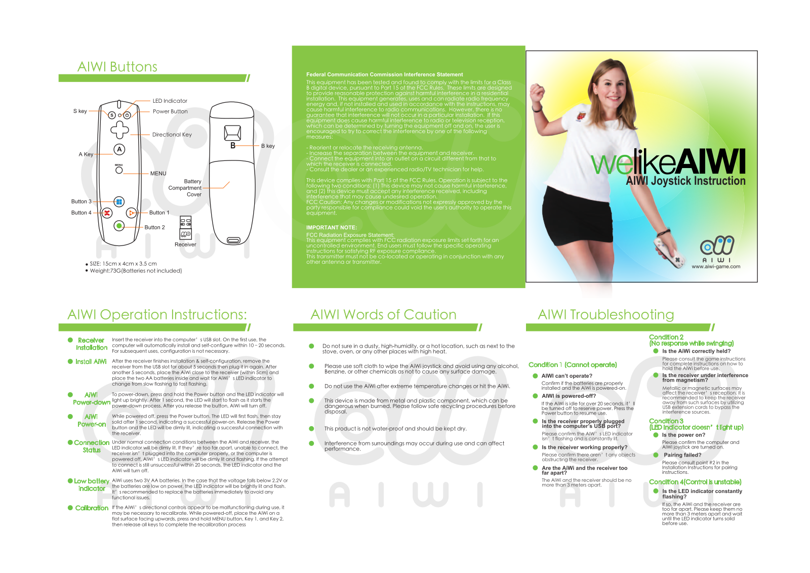 Aibelive HW0302W User Manual