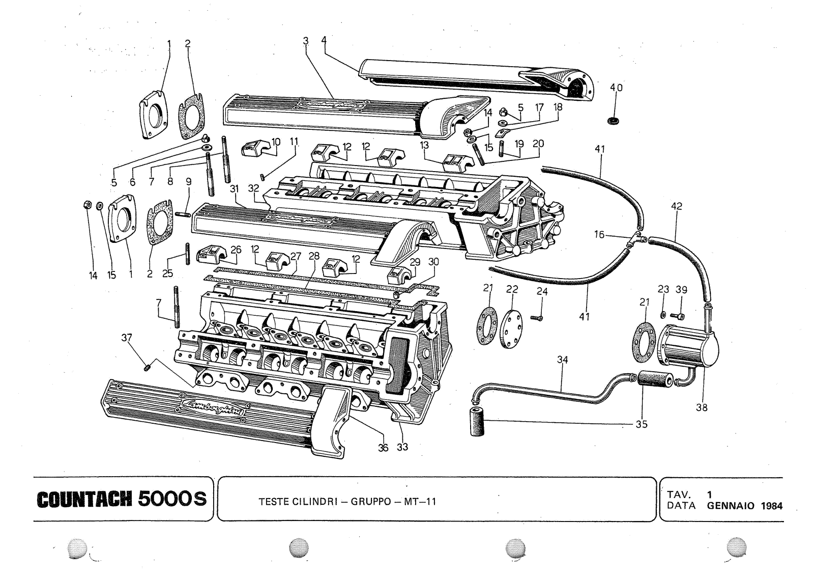 Lamborghini Countach 1984 User Manual