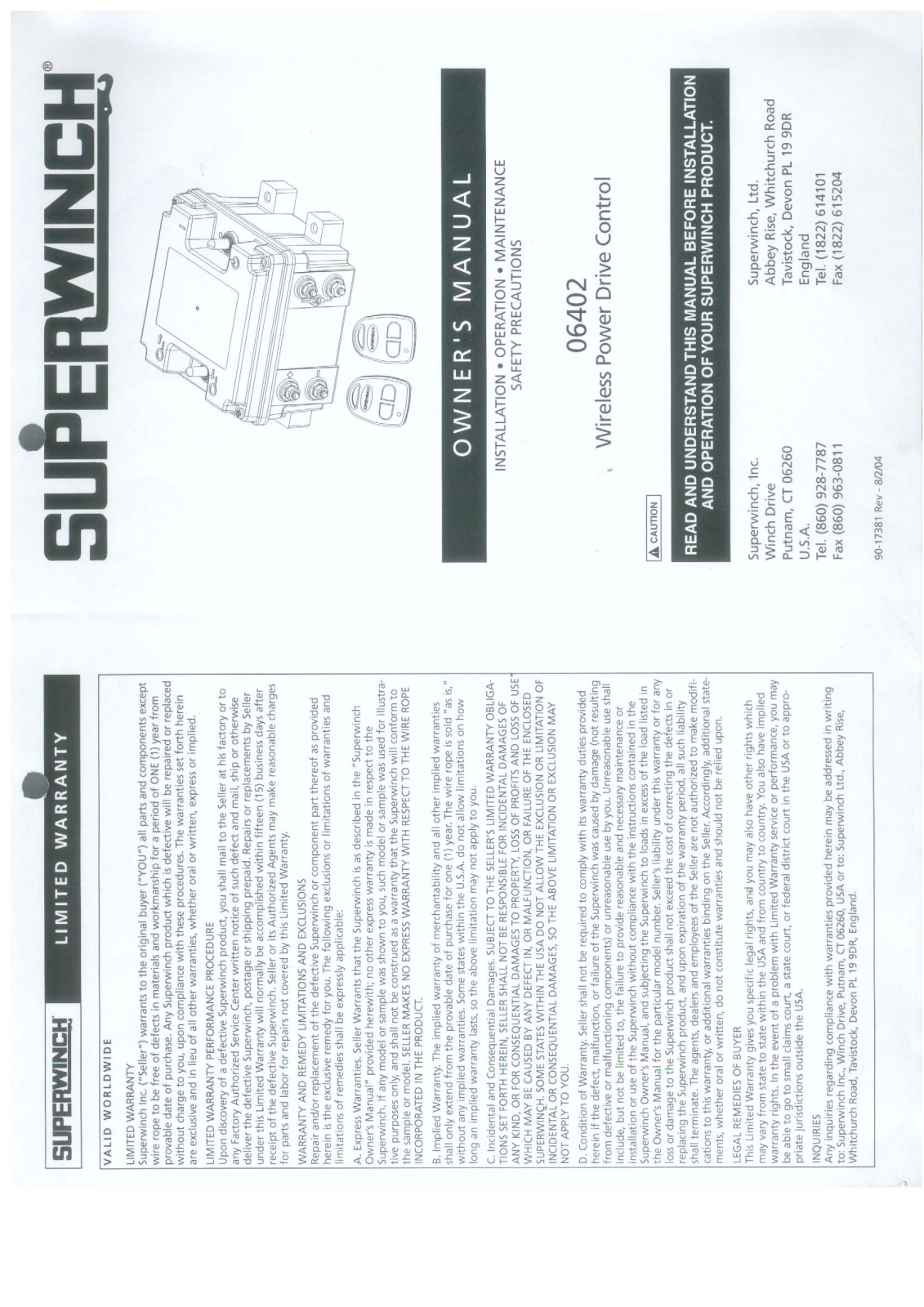 Superwh WK4 Revised manual - ManualMachine.com