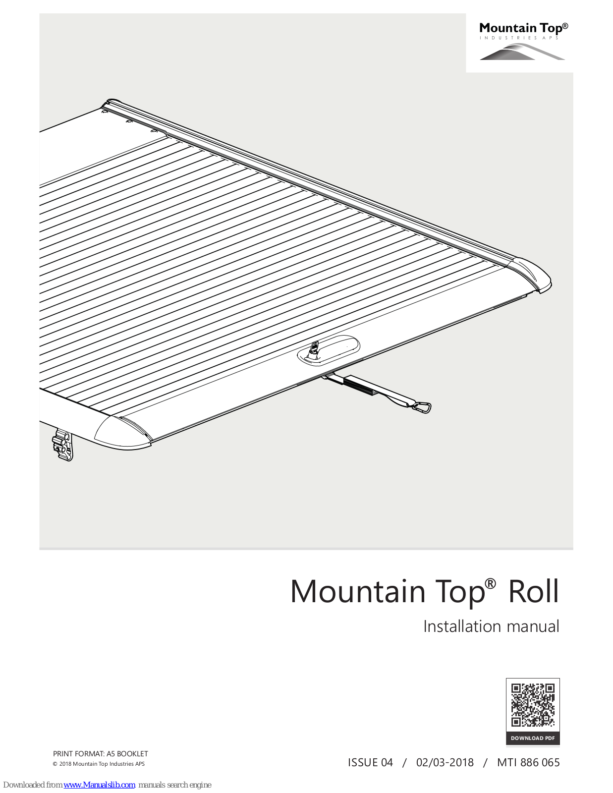 Mountain Top Roll Installation Manual - ManualMachine.com