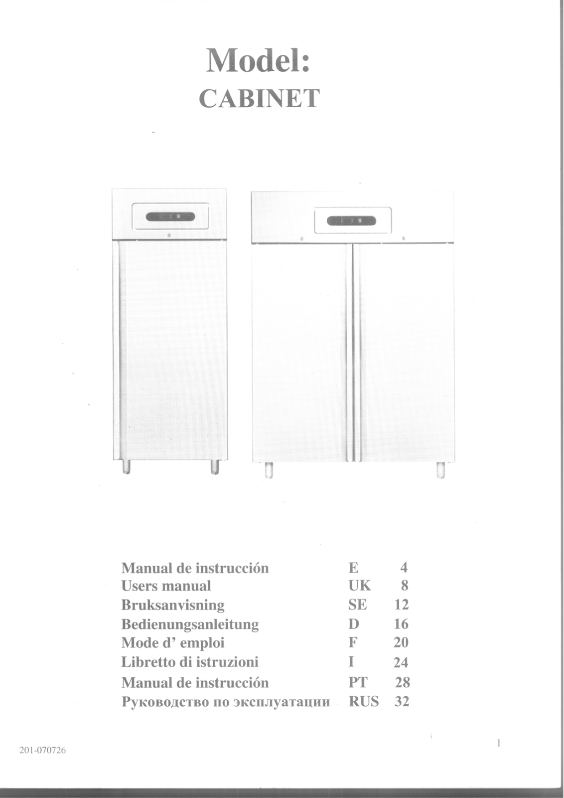 Gastrorag GN1200TNB User Manual