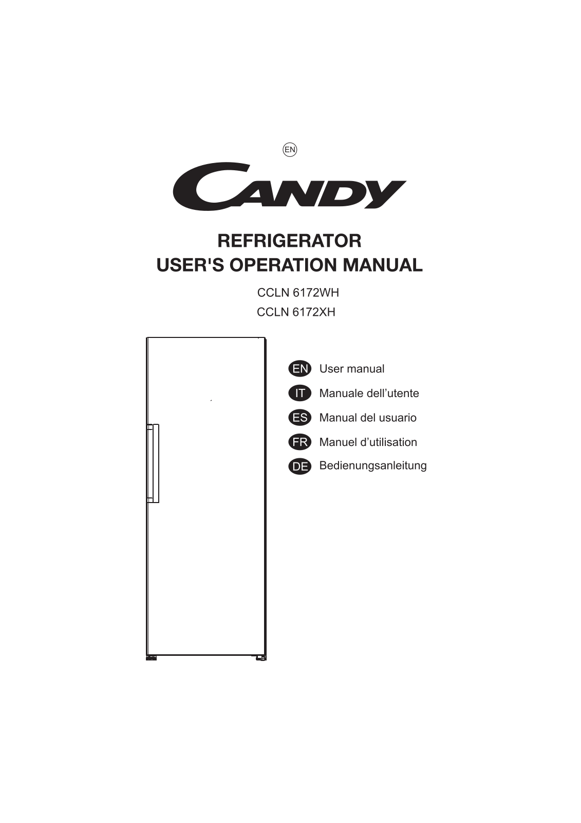 Candy CCLN 6172WH User Manual