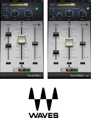 Waves Audio Vocal Rider User Guide