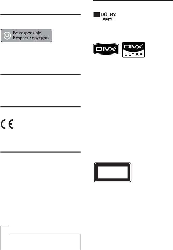 Philips HTS2500 User Manual