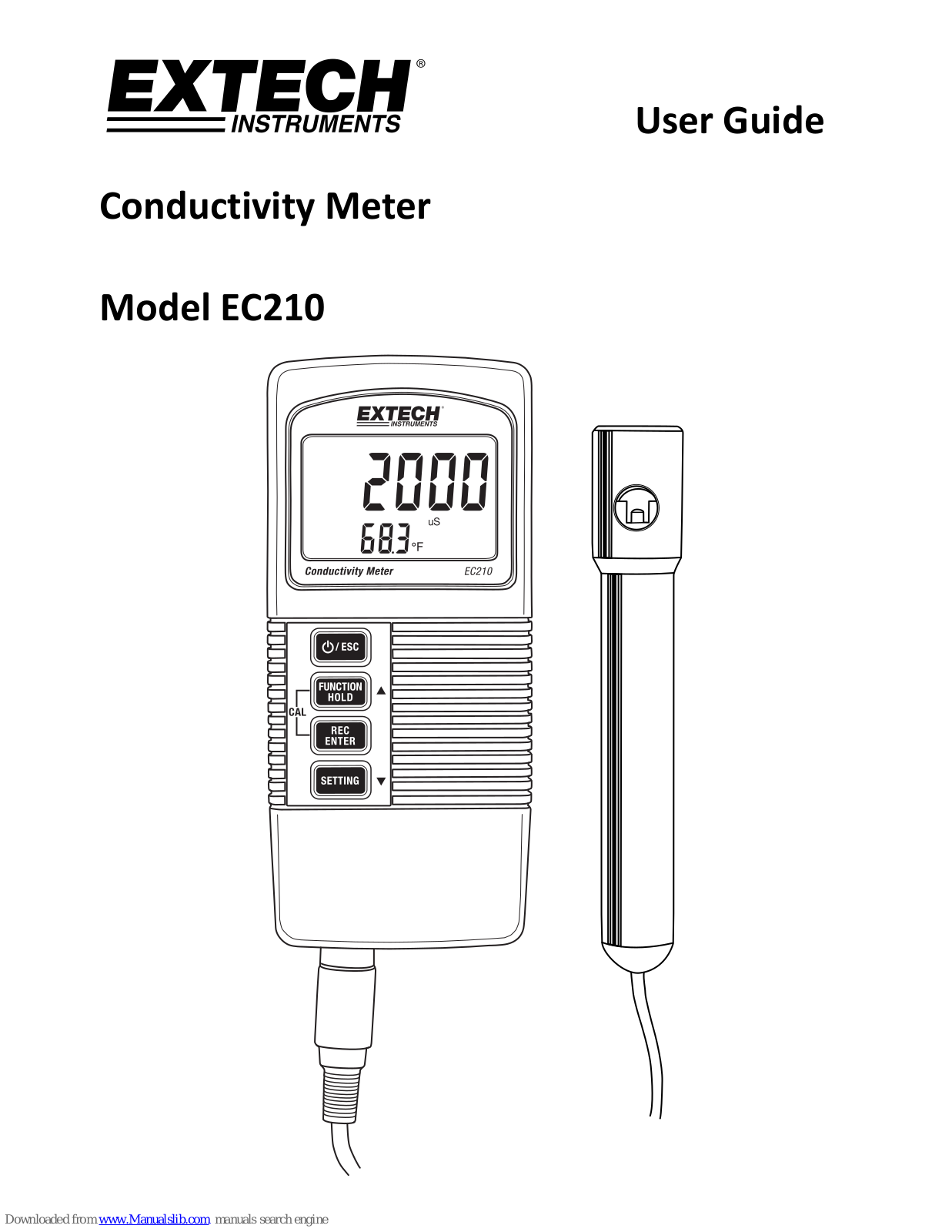 Extech Instruments EC210 User Manual