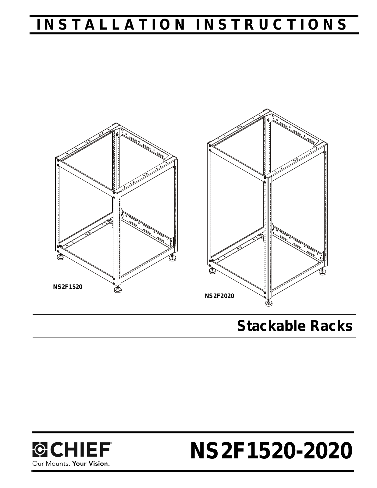 Chief NS2F1520 Installation Guide