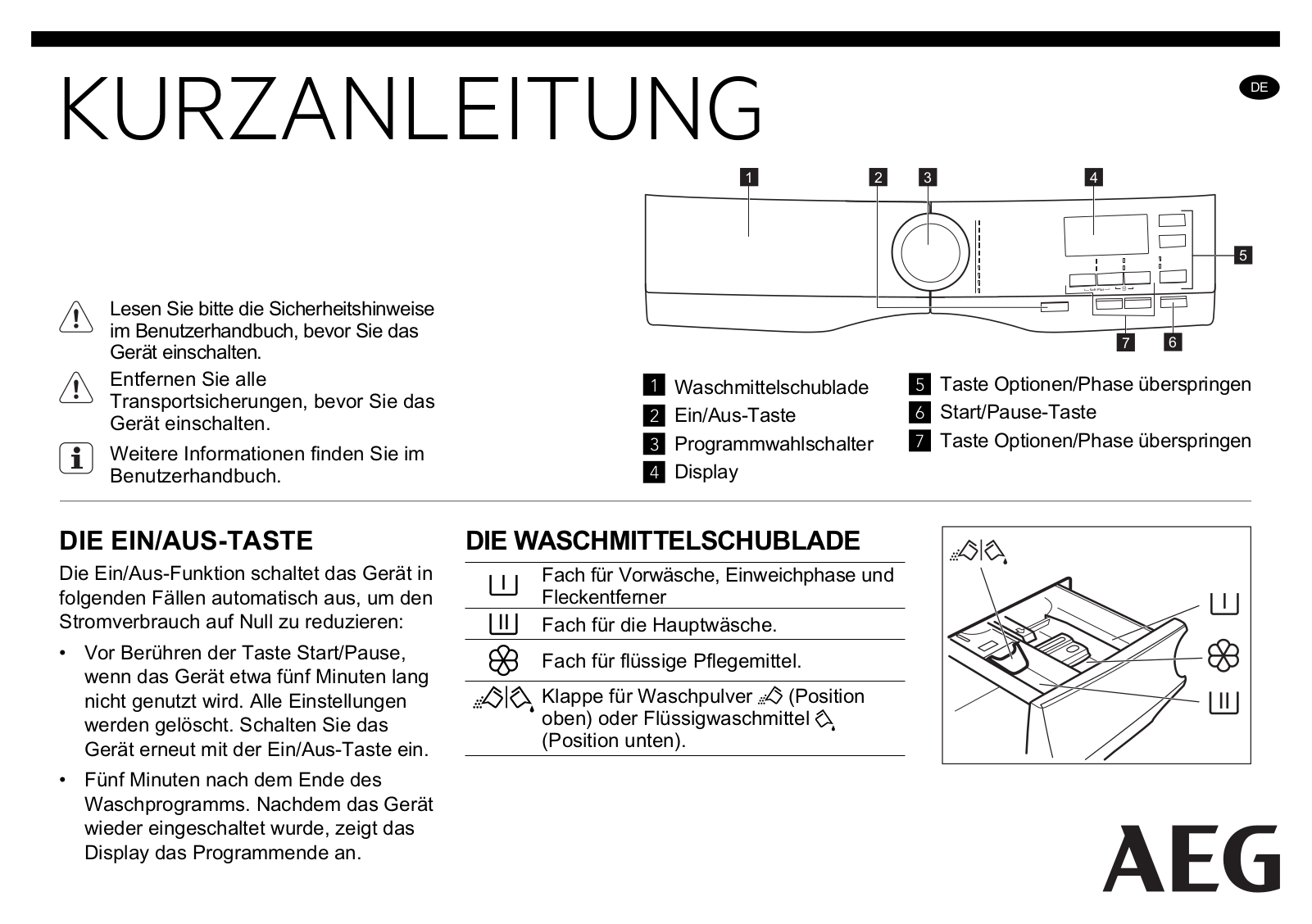 Aeg L7FE74683, 914 550 061 Quick Guides - ManualMachine.com