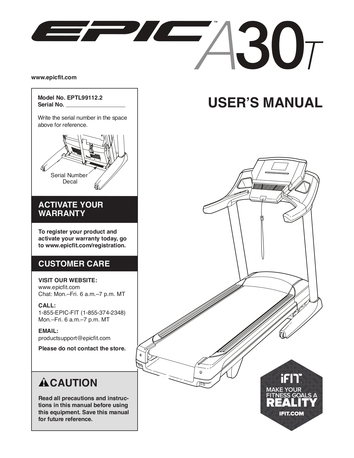 Epic EPTL991122 Owner's Manual