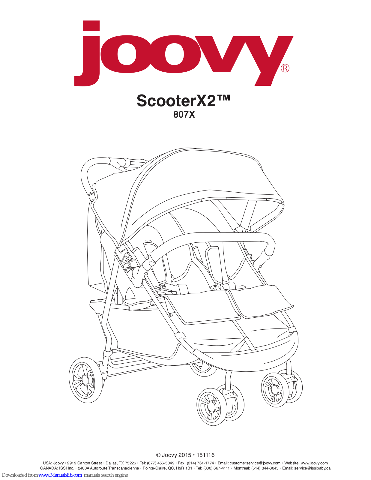 Joovy ScooterX2 807X User Manual