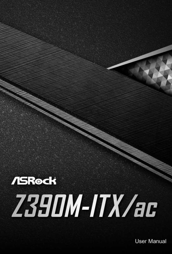 ASRock Z390M-ITX-ac Service Manual